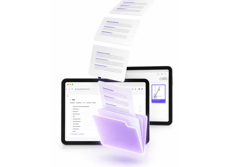 Dokumente fließen in die Eclarity-Plattform