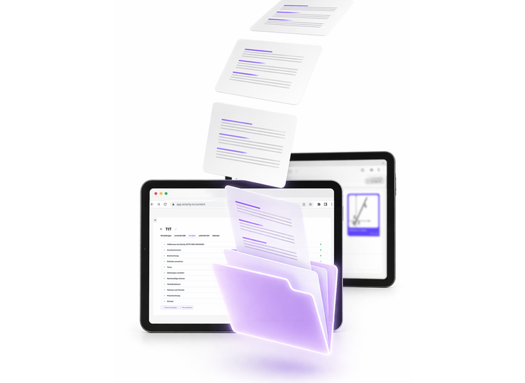 Dokumente fließen in die Eclarity-Plattform
