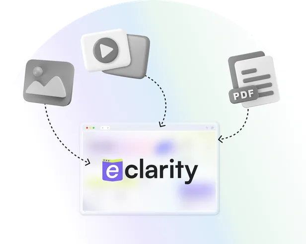 Verschiedene Inhalte fließen in die Eclarity-Plattform