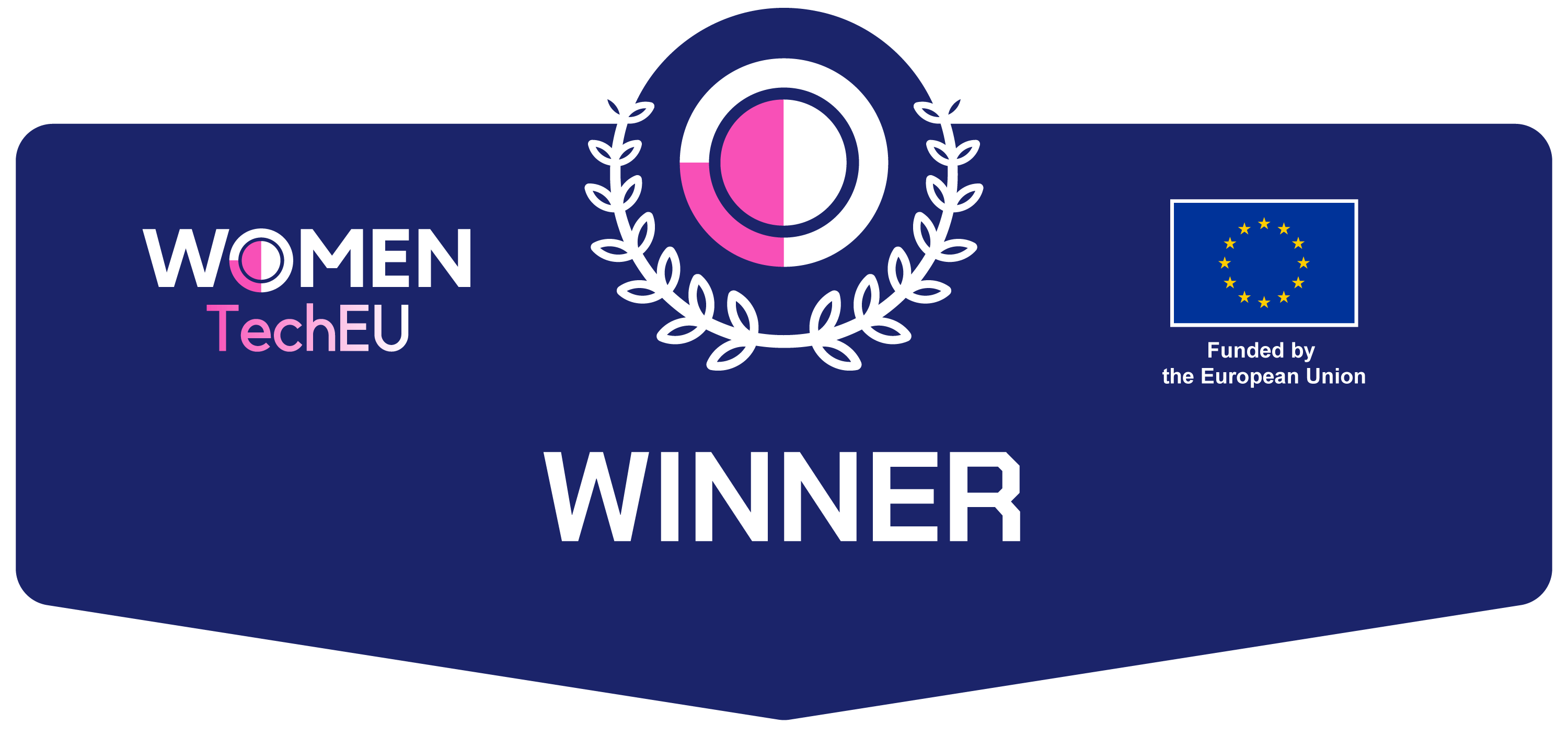 Gewinner-Banner für Frauen in der Tech-EU